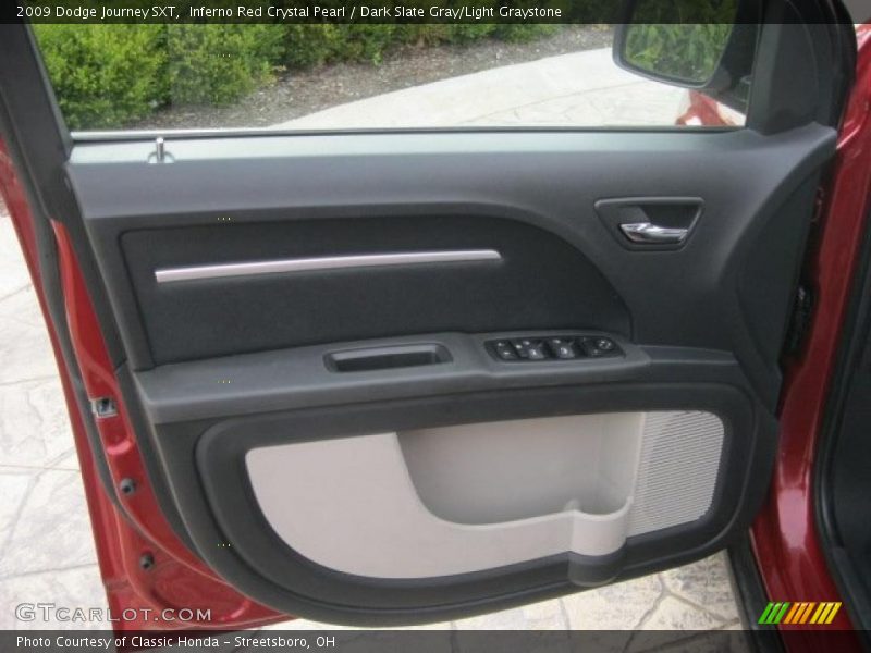 Inferno Red Crystal Pearl / Dark Slate Gray/Light Graystone 2009 Dodge Journey SXT