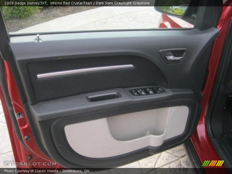 Inferno Red Crystal Pearl / Dark Slate Gray/Light Graystone 2009 Dodge Journey SXT