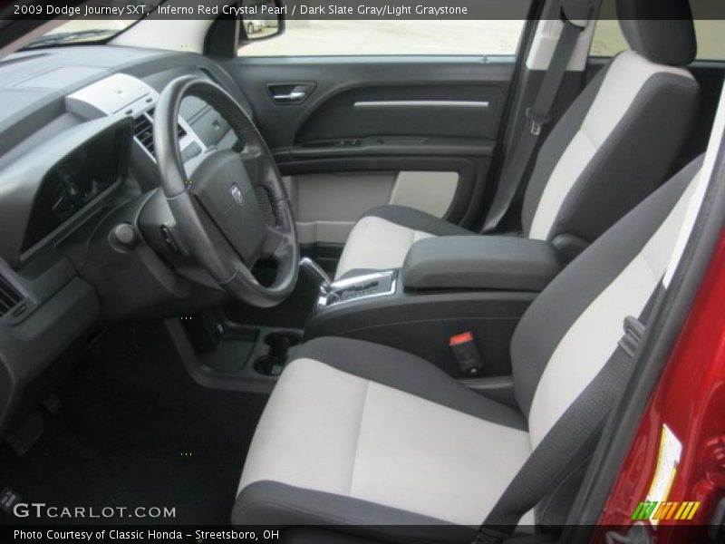Inferno Red Crystal Pearl / Dark Slate Gray/Light Graystone 2009 Dodge Journey SXT