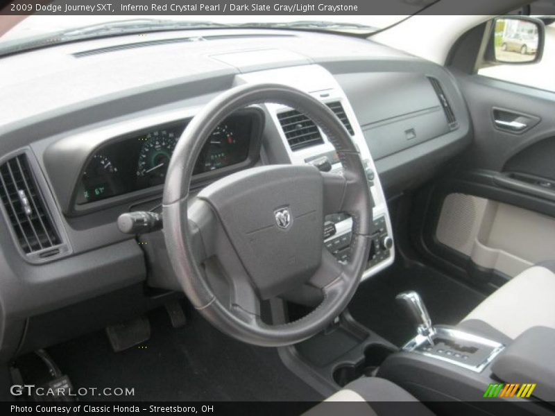 Inferno Red Crystal Pearl / Dark Slate Gray/Light Graystone 2009 Dodge Journey SXT