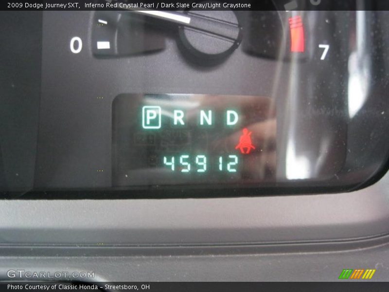Inferno Red Crystal Pearl / Dark Slate Gray/Light Graystone 2009 Dodge Journey SXT