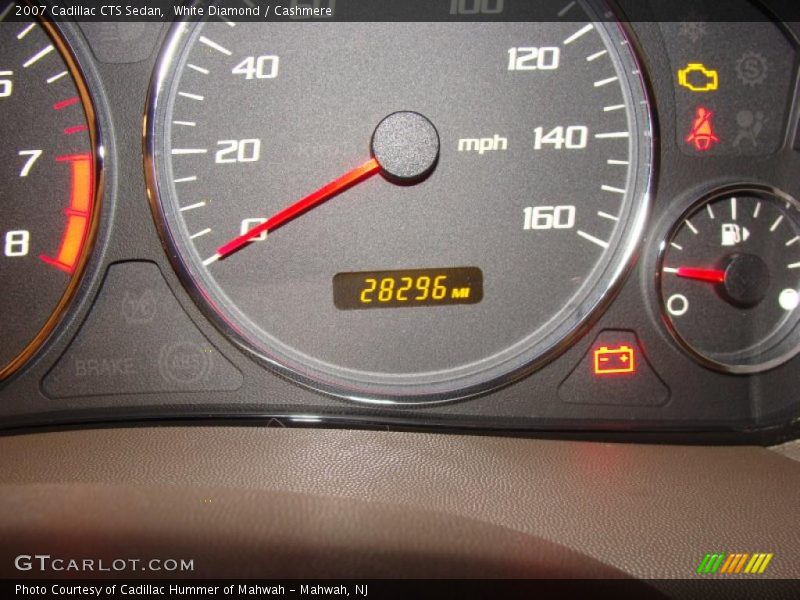 White Diamond / Cashmere 2007 Cadillac CTS Sedan