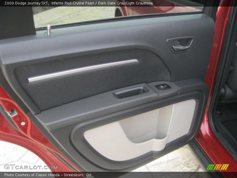 Inferno Red Crystal Pearl / Dark Slate Gray/Light Graystone 2009 Dodge Journey SXT