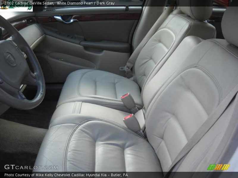 White Diamond Pearl / Dark Gray 2002 Cadillac DeVille Sedan