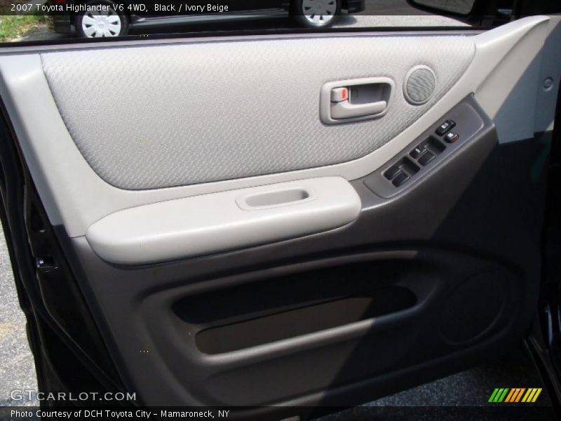 Black / Ivory Beige 2007 Toyota Highlander V6 4WD