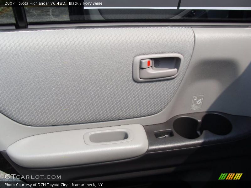 Black / Ivory Beige 2007 Toyota Highlander V6 4WD