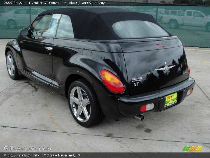 Black / Dark Slate Gray 2005 Chrysler PT Cruiser GT Convertible