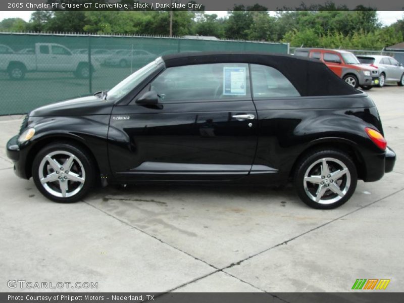 Black / Dark Slate Gray 2005 Chrysler PT Cruiser GT Convertible