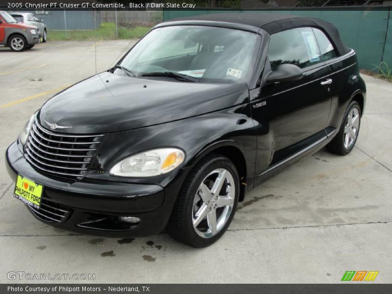 Black / Dark Slate Gray 2005 Chrysler PT Cruiser GT Convertible