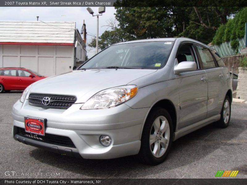 Silver Streak Mica / Dark Charcoal 2007 Toyota Matrix XR