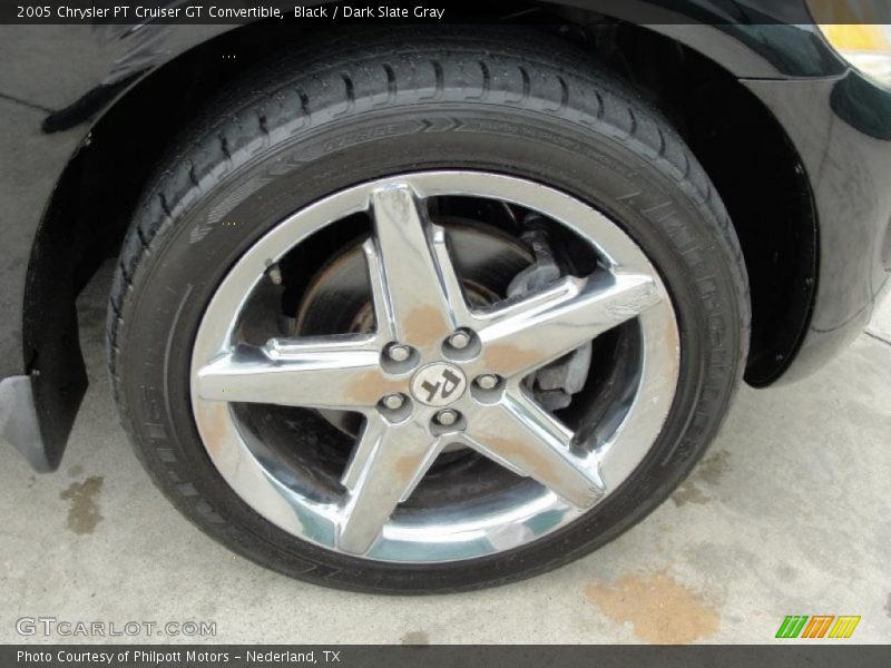 Black / Dark Slate Gray 2005 Chrysler PT Cruiser GT Convertible