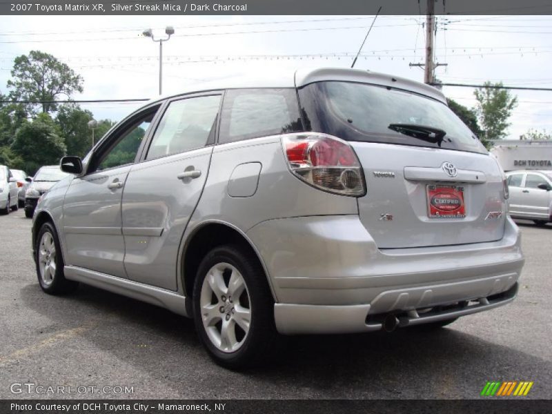 Silver Streak Mica / Dark Charcoal 2007 Toyota Matrix XR