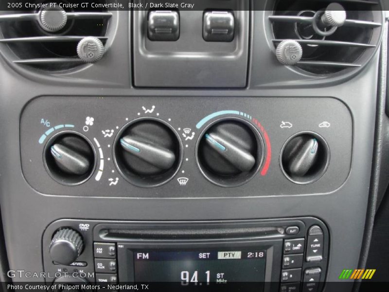 Black / Dark Slate Gray 2005 Chrysler PT Cruiser GT Convertible