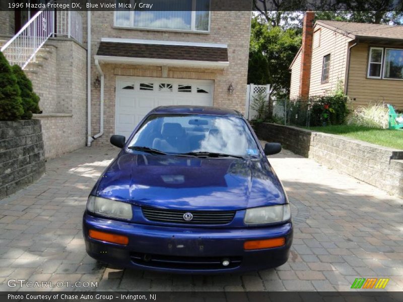 Blue Violet Mica / Gray 1996 Mazda Protege DX