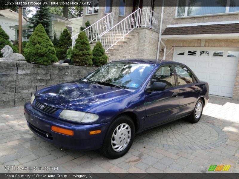Blue Violet Mica / Gray 1996 Mazda Protege DX