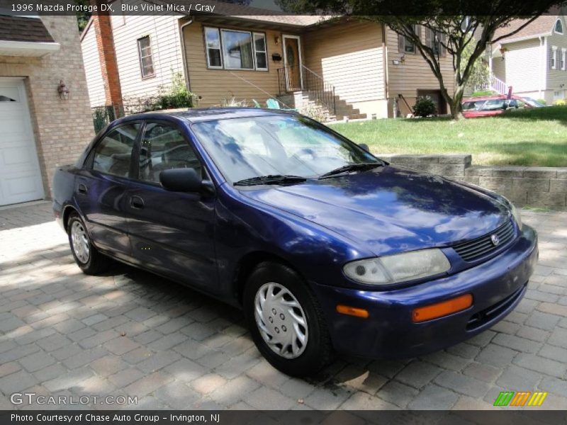 Blue Violet Mica / Gray 1996 Mazda Protege DX