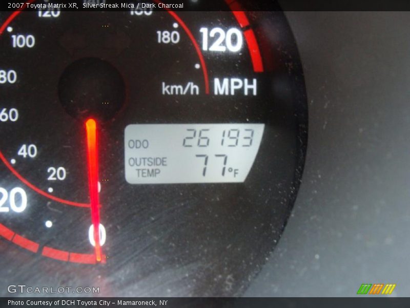 Silver Streak Mica / Dark Charcoal 2007 Toyota Matrix XR
