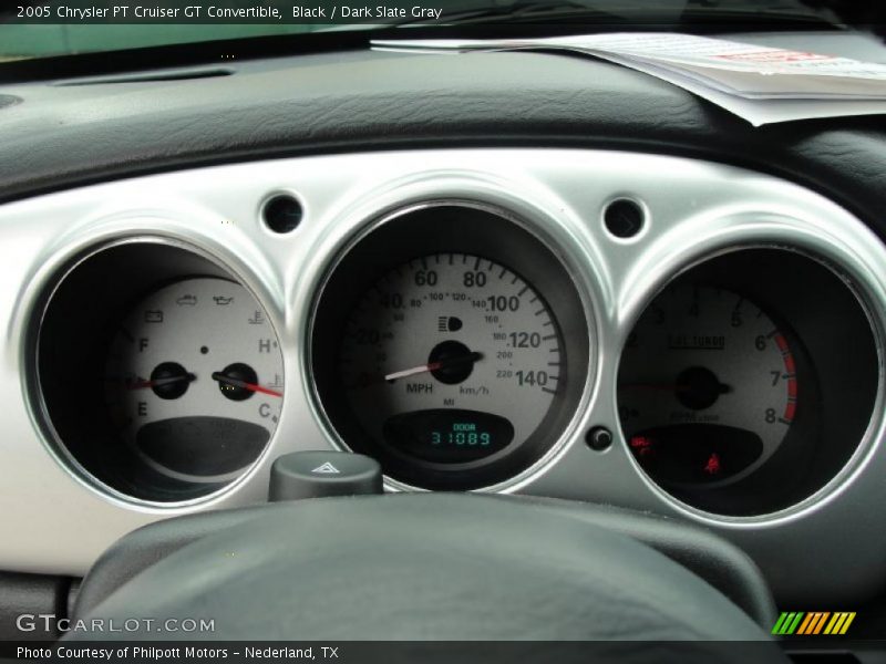Black / Dark Slate Gray 2005 Chrysler PT Cruiser GT Convertible