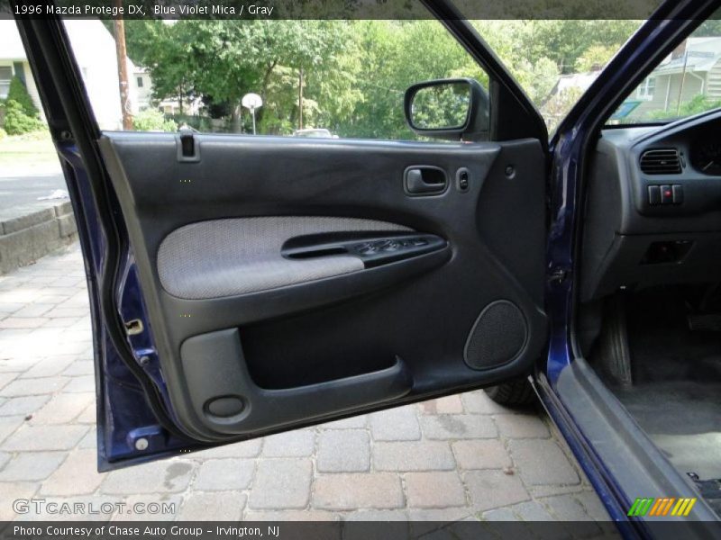 Blue Violet Mica / Gray 1996 Mazda Protege DX