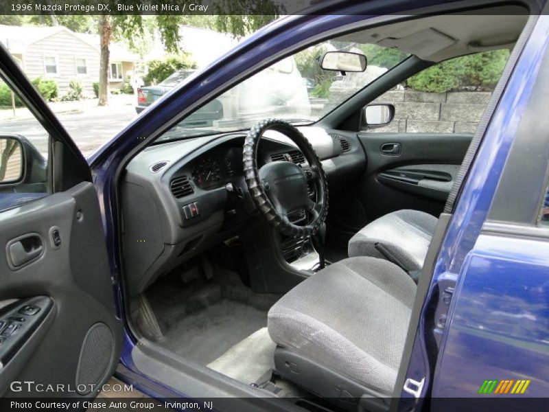 Blue Violet Mica / Gray 1996 Mazda Protege DX