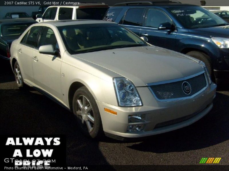 Gold Mist / Cashmere 2007 Cadillac STS V6