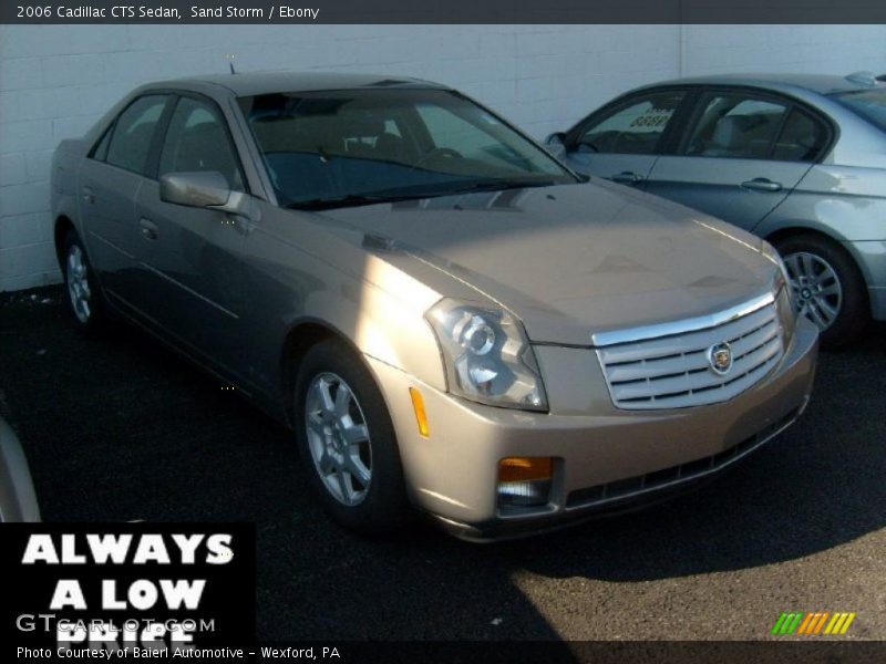 Sand Storm / Ebony 2006 Cadillac CTS Sedan