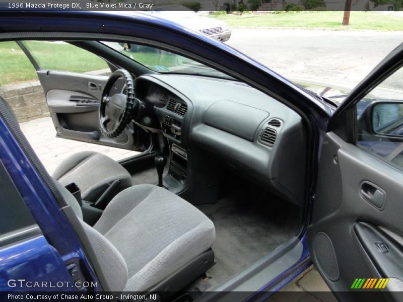 Blue Violet Mica / Gray 1996 Mazda Protege DX