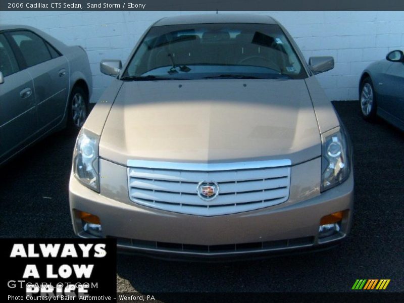 Sand Storm / Ebony 2006 Cadillac CTS Sedan