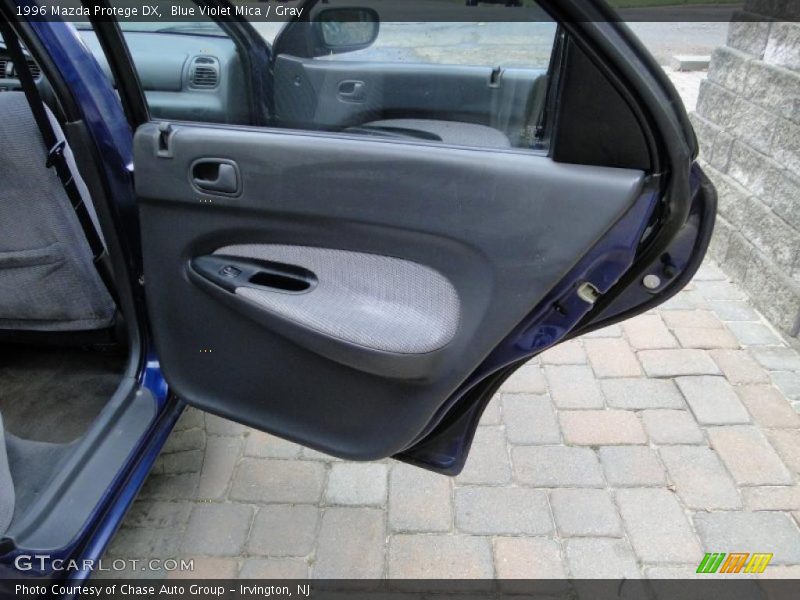 Blue Violet Mica / Gray 1996 Mazda Protege DX