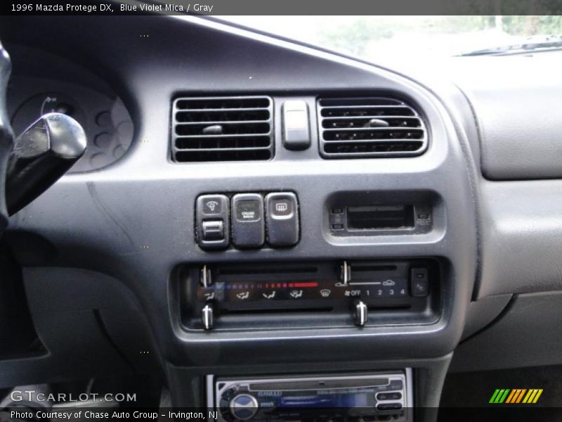 Blue Violet Mica / Gray 1996 Mazda Protege DX