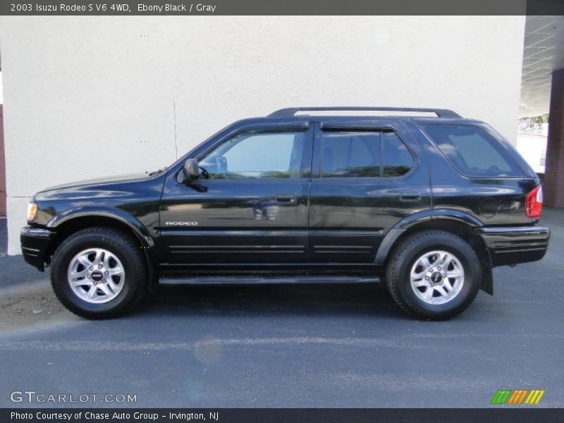Ebony Black / Gray 2003 Isuzu Rodeo S V6 4WD