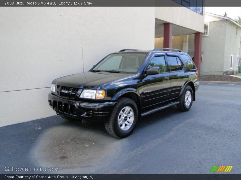 Ebony Black / Gray 2003 Isuzu Rodeo S V6 4WD