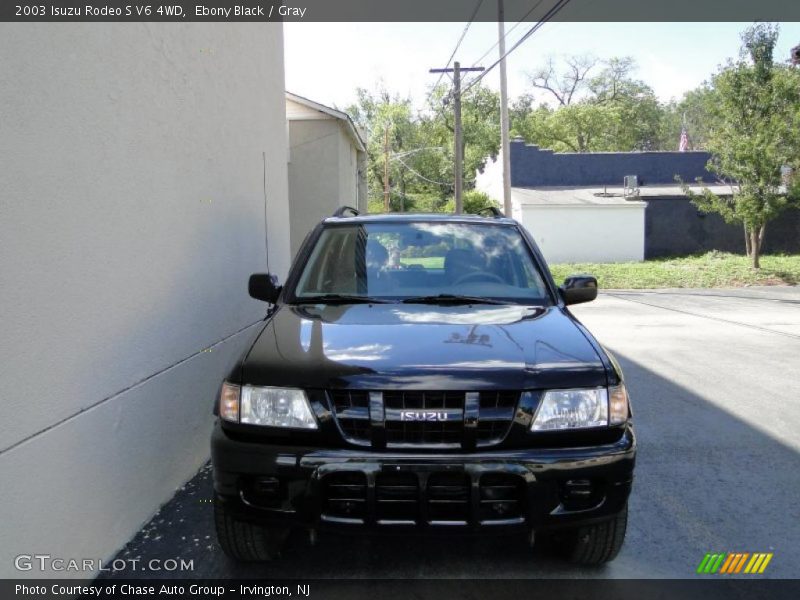Ebony Black / Gray 2003 Isuzu Rodeo S V6 4WD