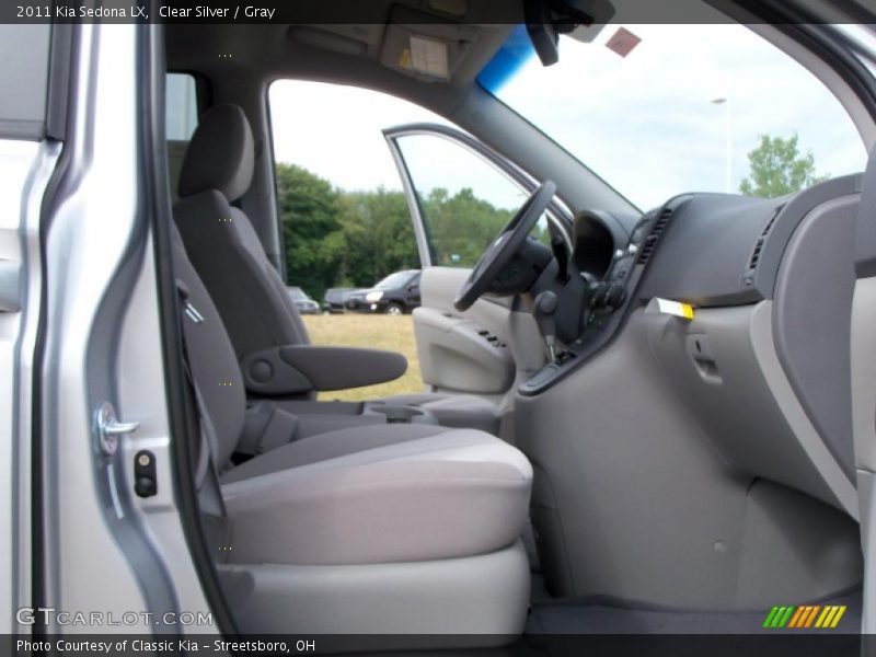Clear Silver / Gray 2011 Kia Sedona LX