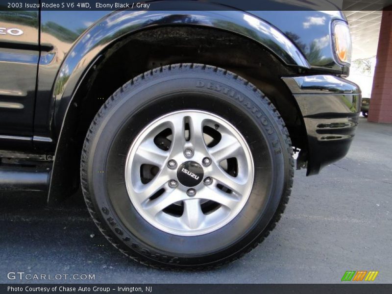 Ebony Black / Gray 2003 Isuzu Rodeo S V6 4WD