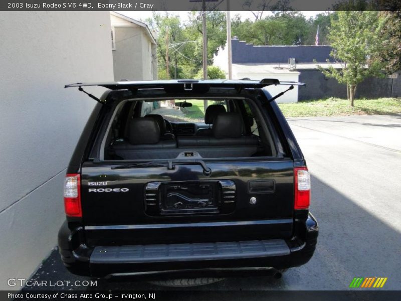 Ebony Black / Gray 2003 Isuzu Rodeo S V6 4WD