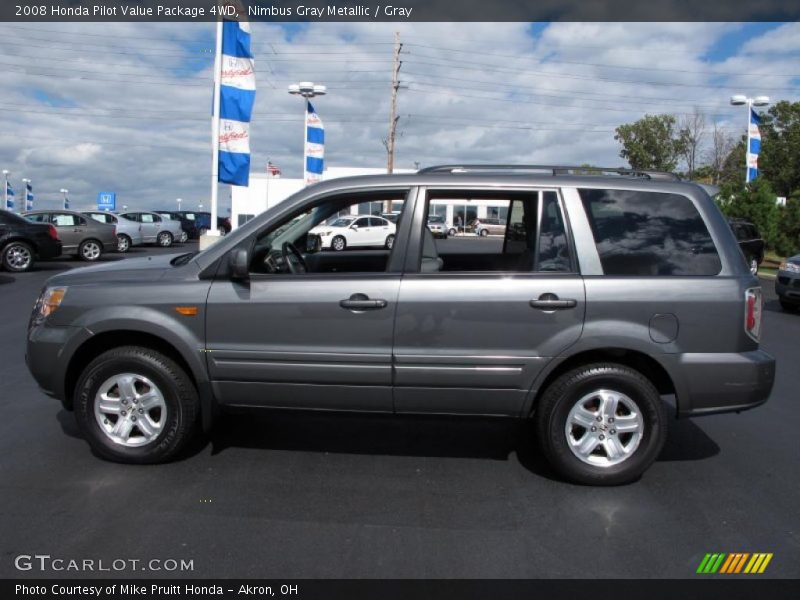 Nimbus Gray Metallic / Gray 2008 Honda Pilot Value Package 4WD