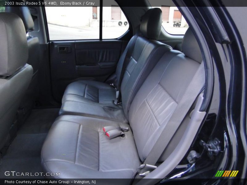 Ebony Black / Gray 2003 Isuzu Rodeo S V6 4WD