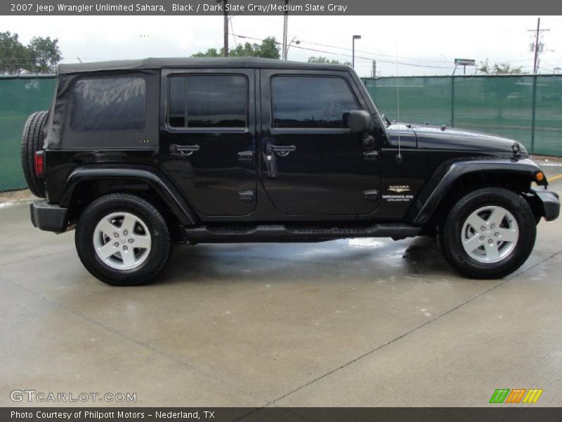 Black / Dark Slate Gray/Medium Slate Gray 2007 Jeep Wrangler Unlimited Sahara