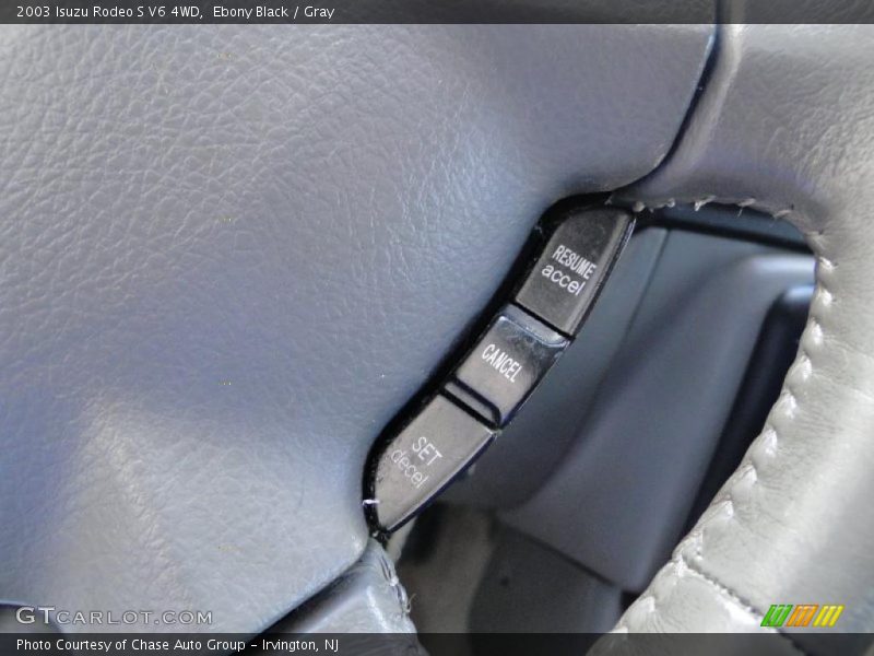 Ebony Black / Gray 2003 Isuzu Rodeo S V6 4WD