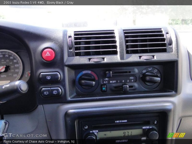 Ebony Black / Gray 2003 Isuzu Rodeo S V6 4WD