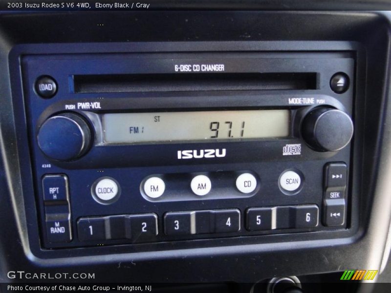 Ebony Black / Gray 2003 Isuzu Rodeo S V6 4WD