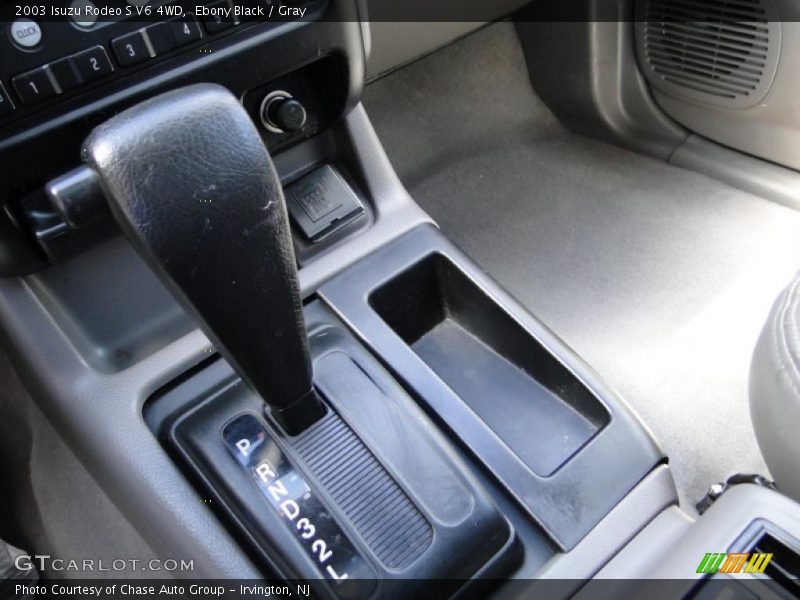 Ebony Black / Gray 2003 Isuzu Rodeo S V6 4WD