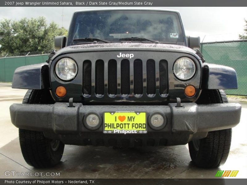 Black / Dark Slate Gray/Medium Slate Gray 2007 Jeep Wrangler Unlimited Sahara