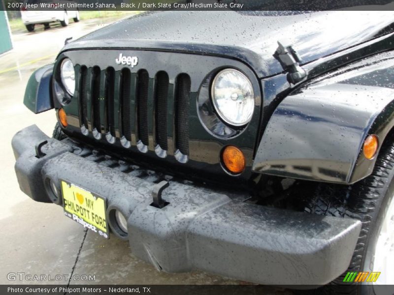 Black / Dark Slate Gray/Medium Slate Gray 2007 Jeep Wrangler Unlimited Sahara