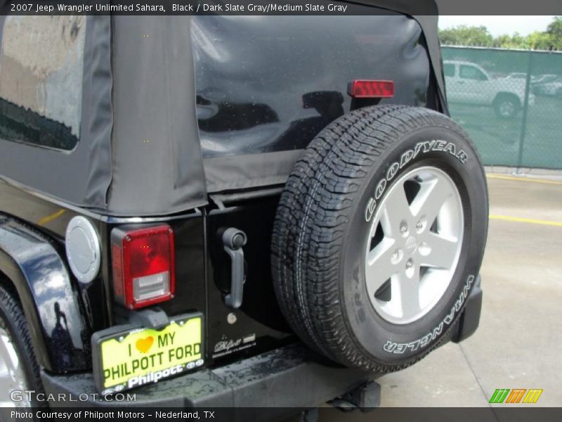 Black / Dark Slate Gray/Medium Slate Gray 2007 Jeep Wrangler Unlimited Sahara