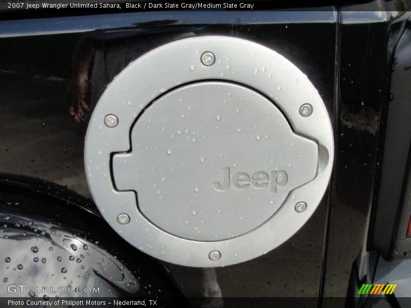 Black / Dark Slate Gray/Medium Slate Gray 2007 Jeep Wrangler Unlimited Sahara