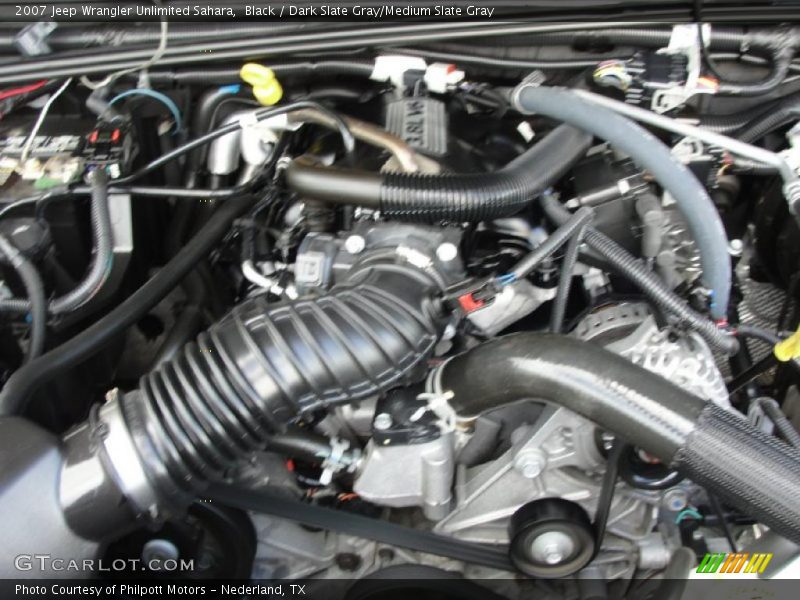 Black / Dark Slate Gray/Medium Slate Gray 2007 Jeep Wrangler Unlimited Sahara