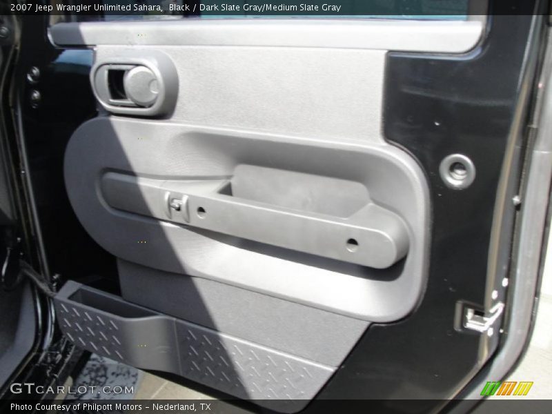 Black / Dark Slate Gray/Medium Slate Gray 2007 Jeep Wrangler Unlimited Sahara