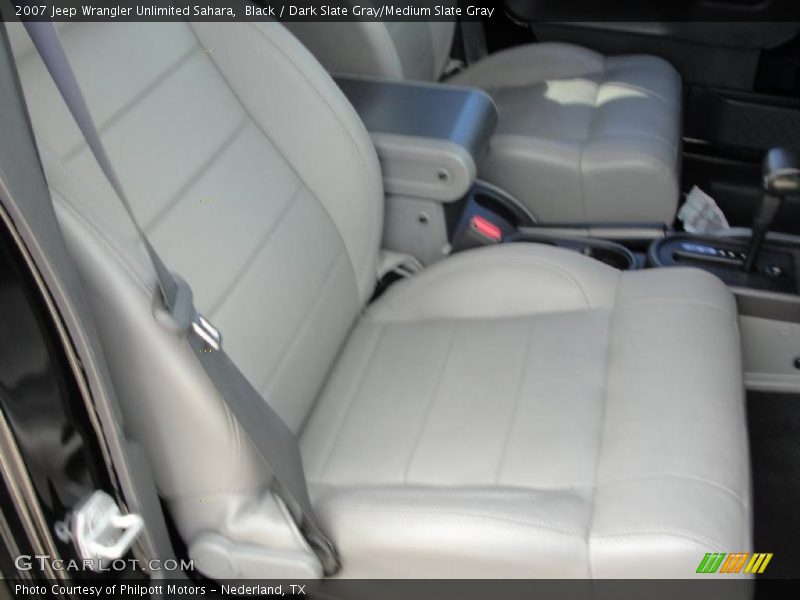 Black / Dark Slate Gray/Medium Slate Gray 2007 Jeep Wrangler Unlimited Sahara